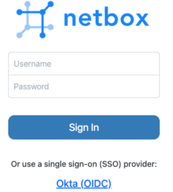 NetBox Enterprise Login