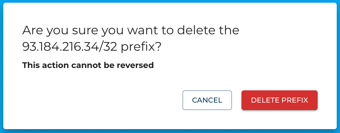 delete prefix